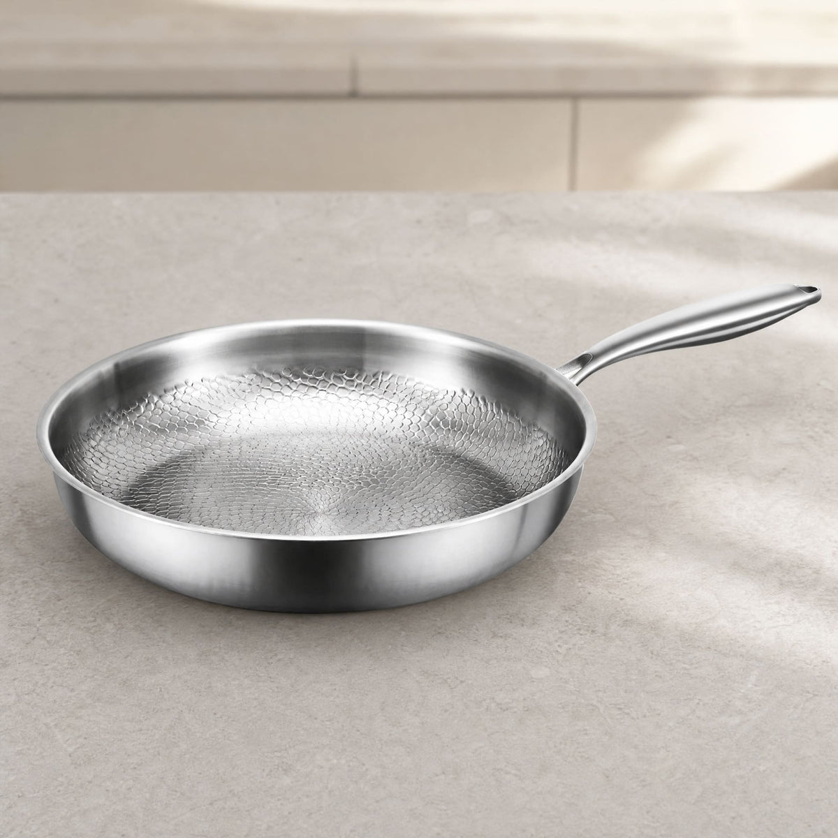Honeycomb Non-Stick Stainless Steel Pan — Gas & Induction 9