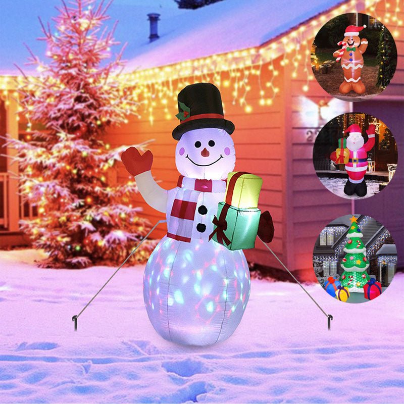 LED Christmas Ornament with Warm Glow String Lights — 4 Designs 3