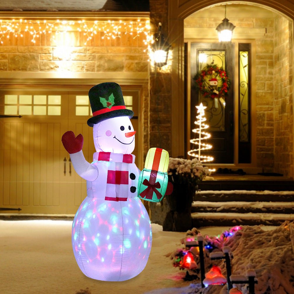 LED Christmas Ornament with Warm Glow String Lights — 4 Designs 5