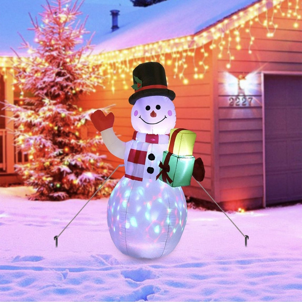LED Christmas Ornament with Warm Glow String Lights — 4 Designs 6