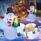 LED Christmas Ornament with Warm Glow String Lights — 4 Designs 7