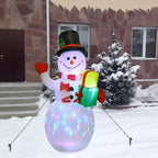 LED Christmas Ornament with Warm Glow String Lights — 4 Designs 9