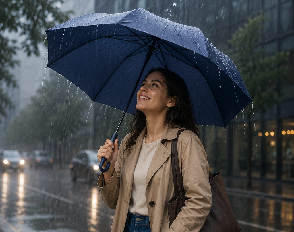 Windproof Auto Umbrella — 8-Rib UV Protection Compact 3