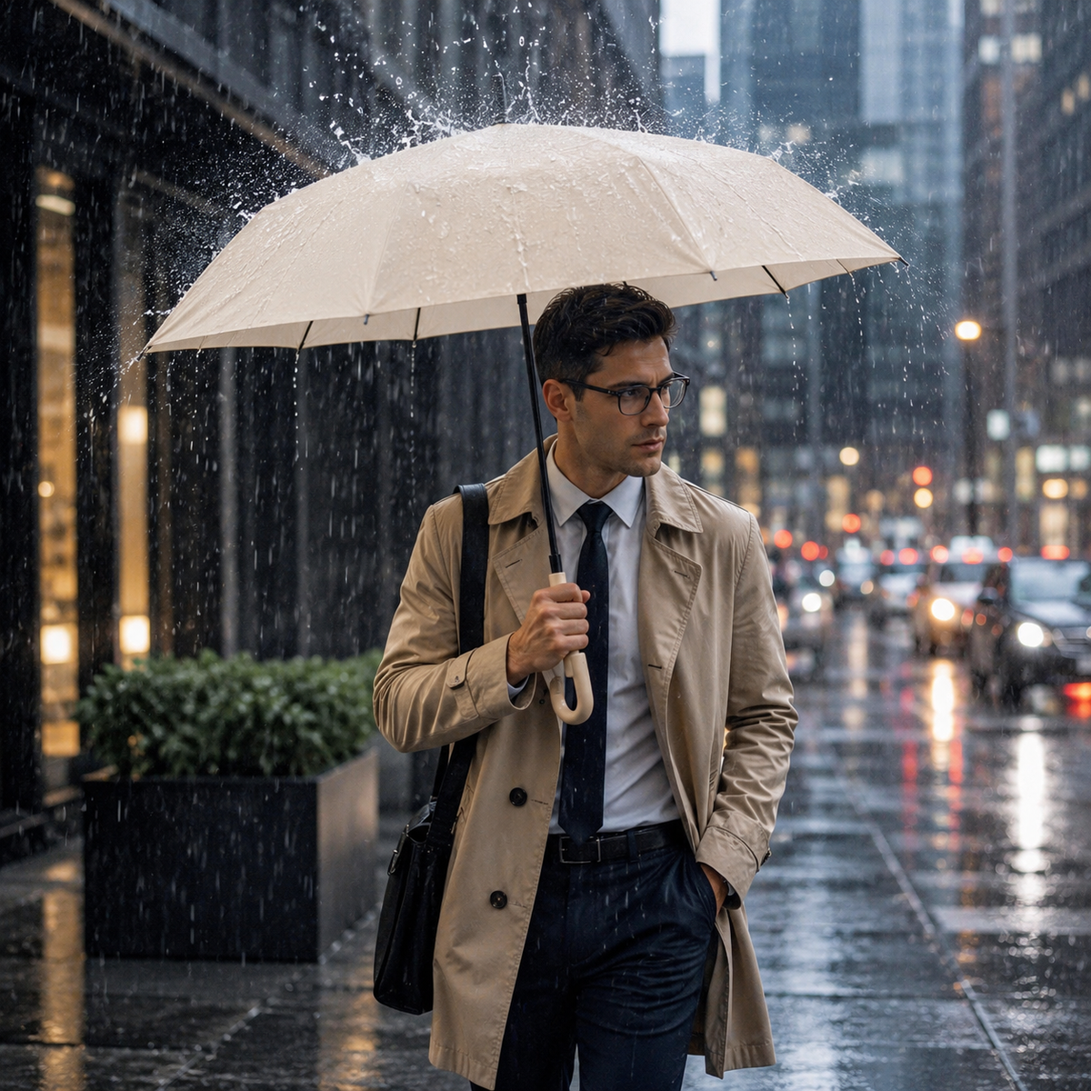Windproof Auto Umbrella — 8-Rib UV Protection Compact 8
