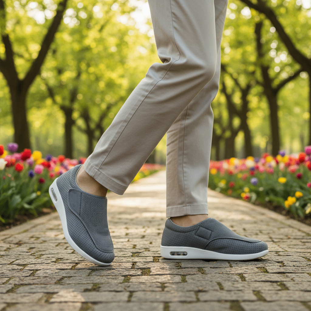 SwellComfort Wide Diabetic Shoes — Memory Foam Zero-Drop Fit 2