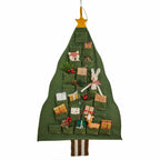 Handwoven Cotton Advent Calendar — 24-Pocket Christmas Tree 4