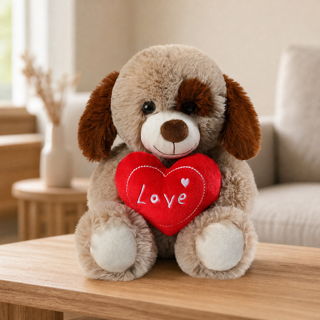 Teddy Bear Plush with Satin Bow — Soft Stuffed Animal Gift 6
