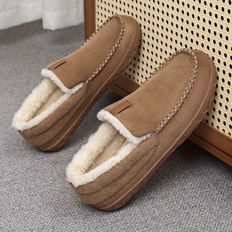 TERRAWOOL Men's Wool Loafer — Warm Slip-On House Shoes 4