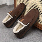 TERRAWOOL Men's Wool Loafer — Warm Slip-On House Shoes 7