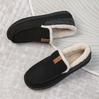 TERRAWOOL Men's Wool Loafer — Warm Slip-On House Shoes 1