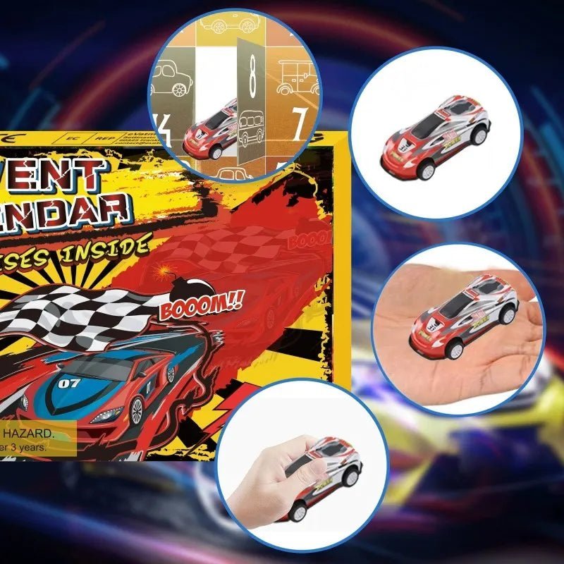 TrackJoy Advent Calendar — 24 Mini Race Cars for Kids 5