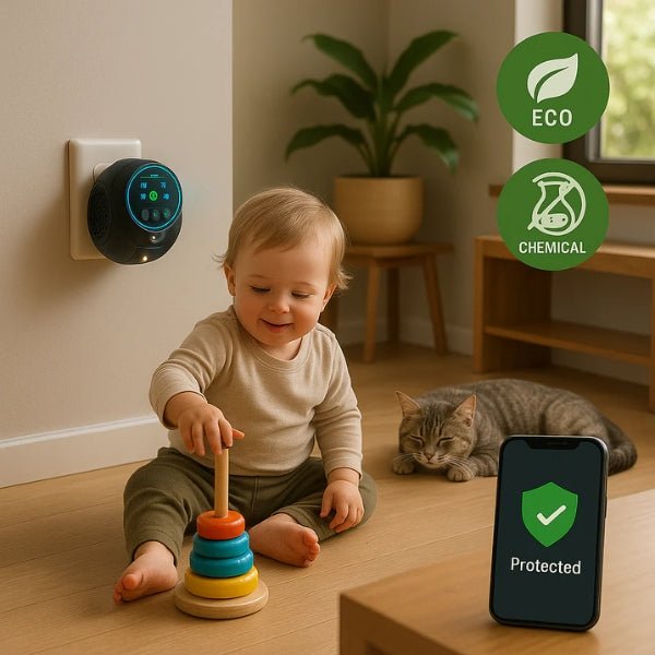 Ultrasonic Plug-In Rodent Repeller — Chemical-Free Pest Control 6