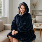 USB Heated Hoodie Blanket — Oversized One Size Fleece Wrap 21