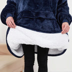 USB Heated Hoodie Blanket — Oversized One Size Fleece Wrap 4