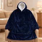USB Heated Hoodie Blanket — Oversized One Size Fleece Wrap 1