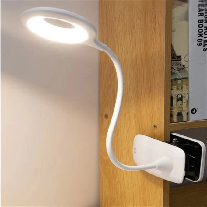 USB LED Reading Lamp with Clip & Dimmer — Flexible Neck 5