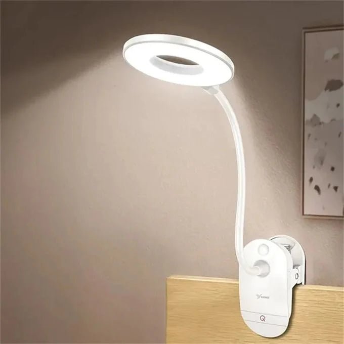 USB LED Reading Lamp with Clip & Dimmer — Flexible Neck 6