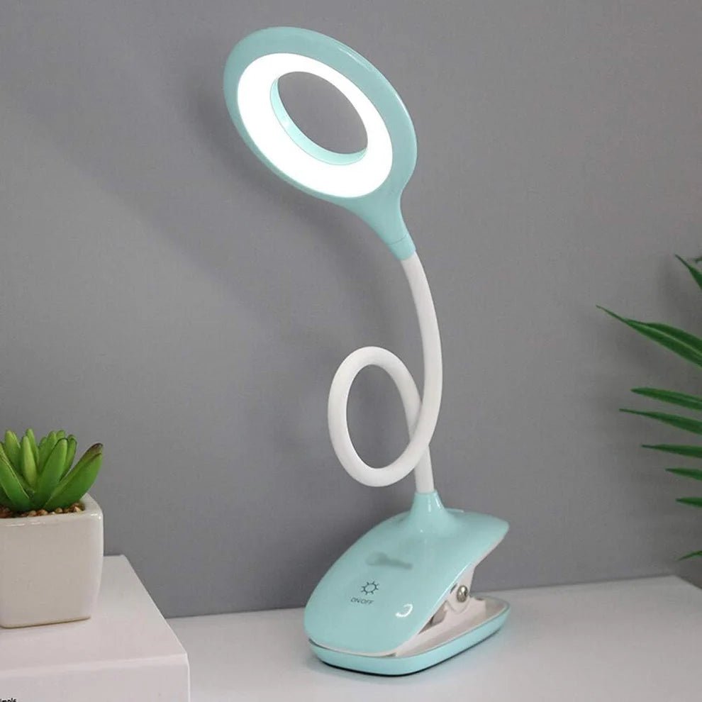 USB LED Reading Lamp with Clip & Dimmer — Flexible Neck 7