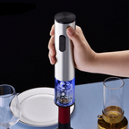 Electric Wine Opener 4-in-1 Set — Foil Cutter & Vacuum Stopper 3