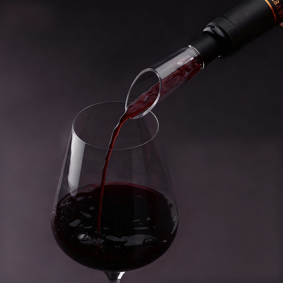 Electric Wine Opener 4-in-1 Set — Foil Cutter & Vacuum Stopper 5