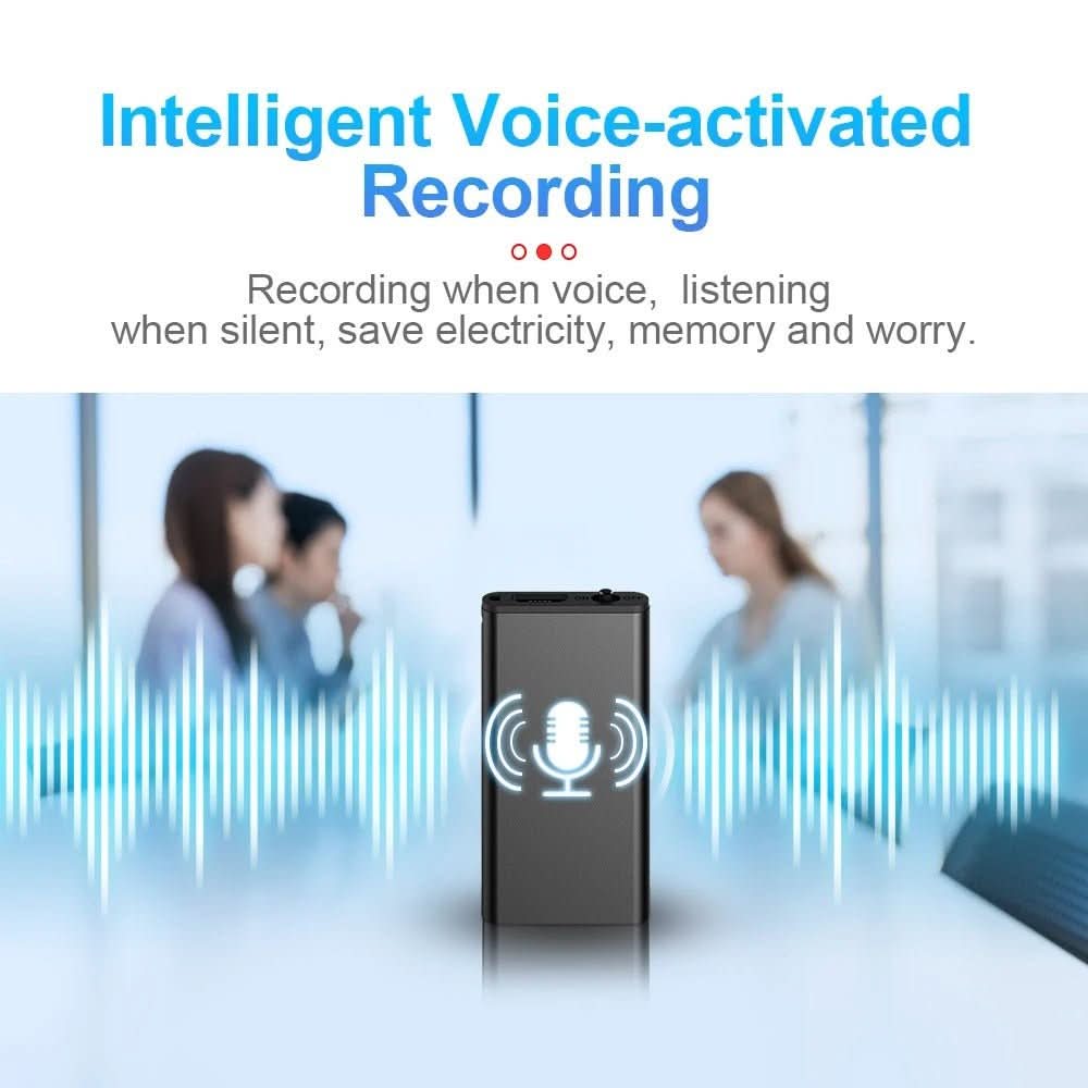 Mini Voice Recorder with Voice Activation & 32GB Storage 2
