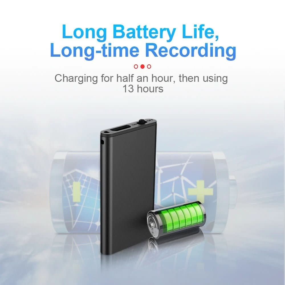 Mini Voice Recorder with Voice Activation & 32GB Storage 6