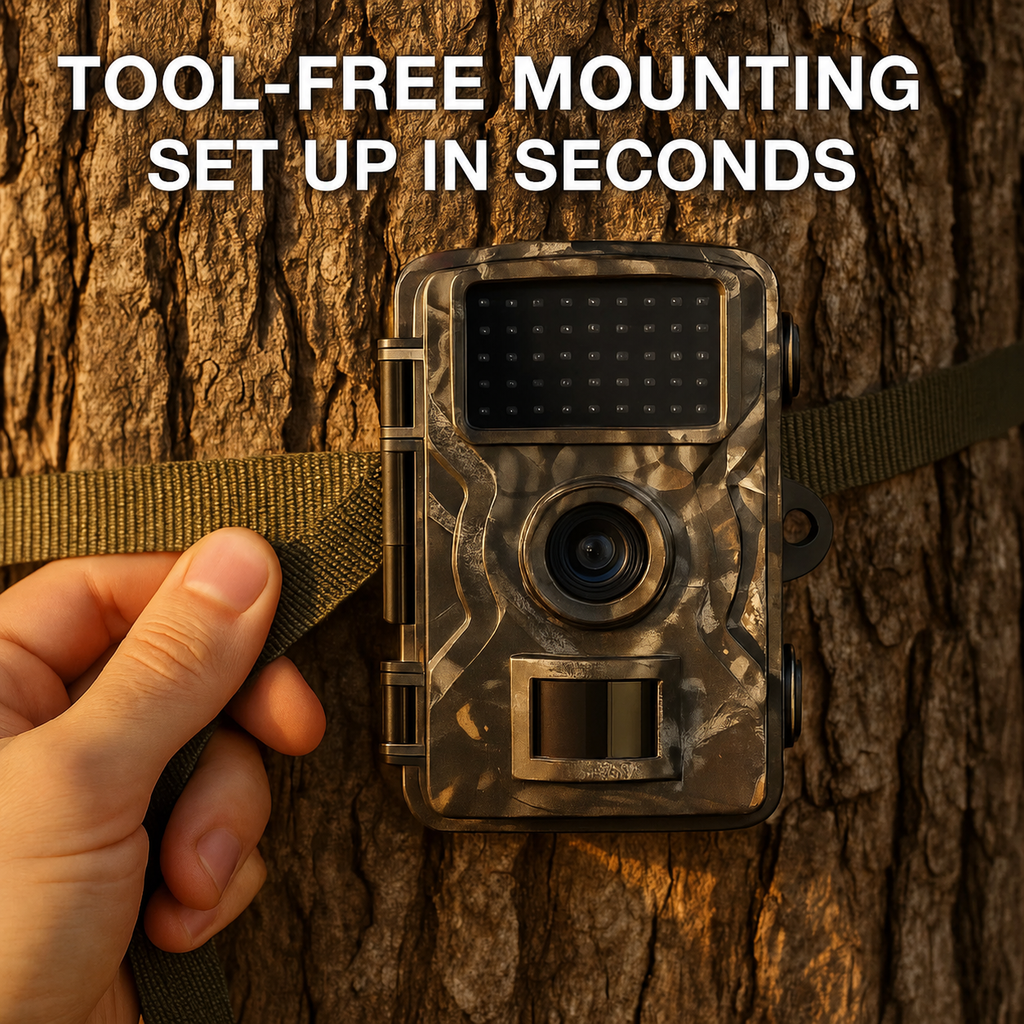 Wildlife Trail Camera — 16MP 1080p Night Vision IP66 Outdoor 2