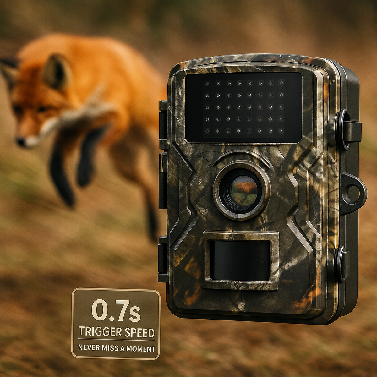 Wildlife Trail Camera — 16MP 1080p Night Vision IP66 Outdoor 1