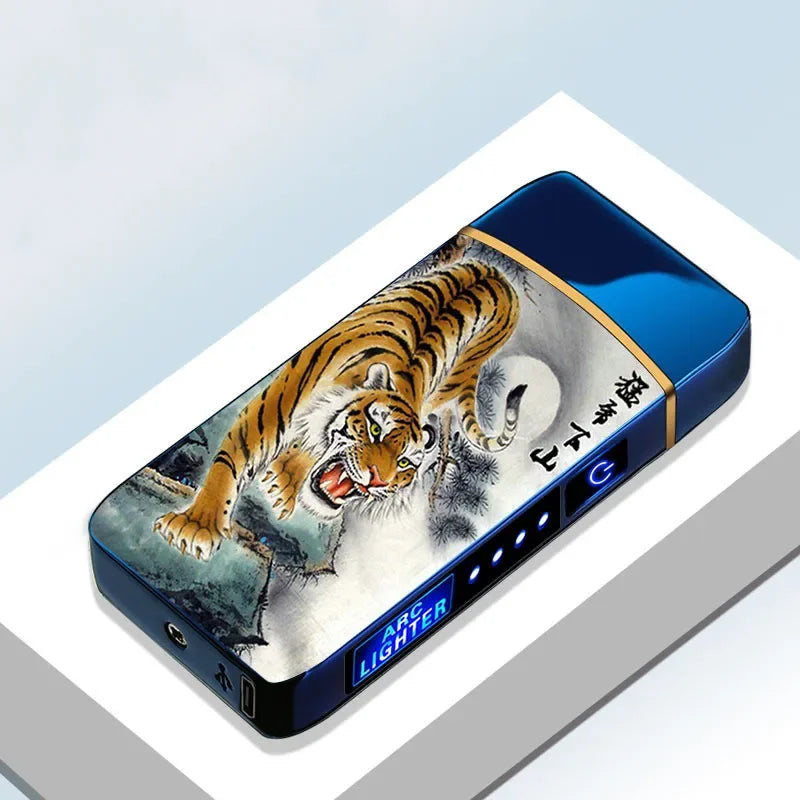 Windproof USB Plasma Lighter – Dual Arc Rechargeable 13