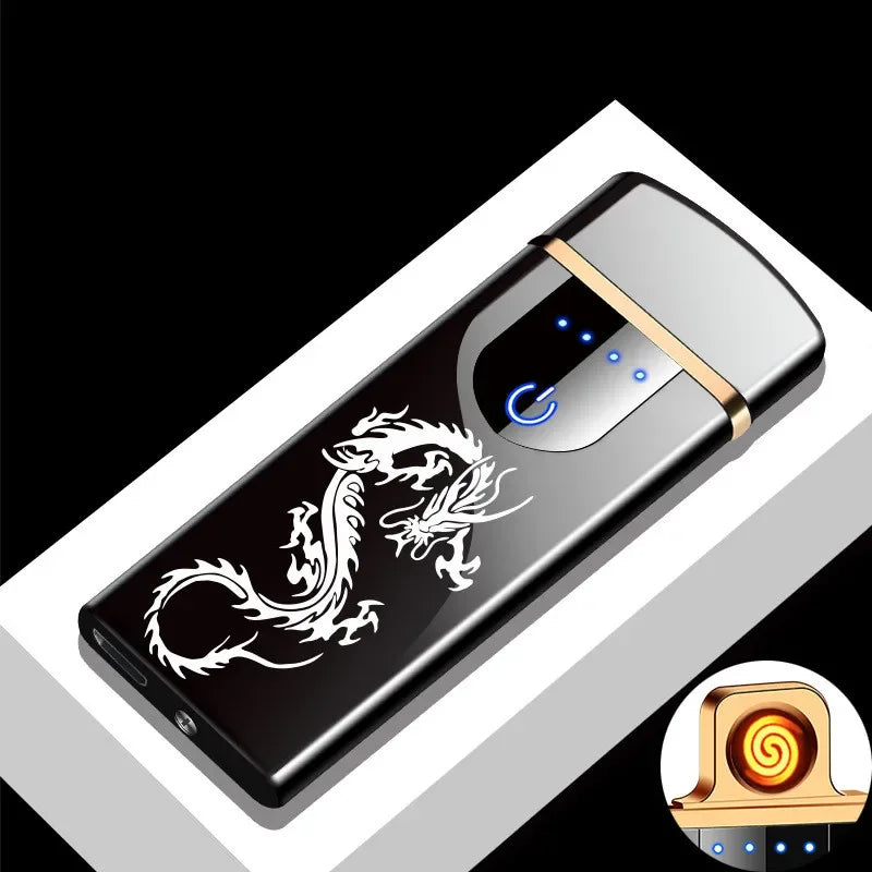 Windproof USB Plasma Lighter – Dual Arc Rechargeable 15