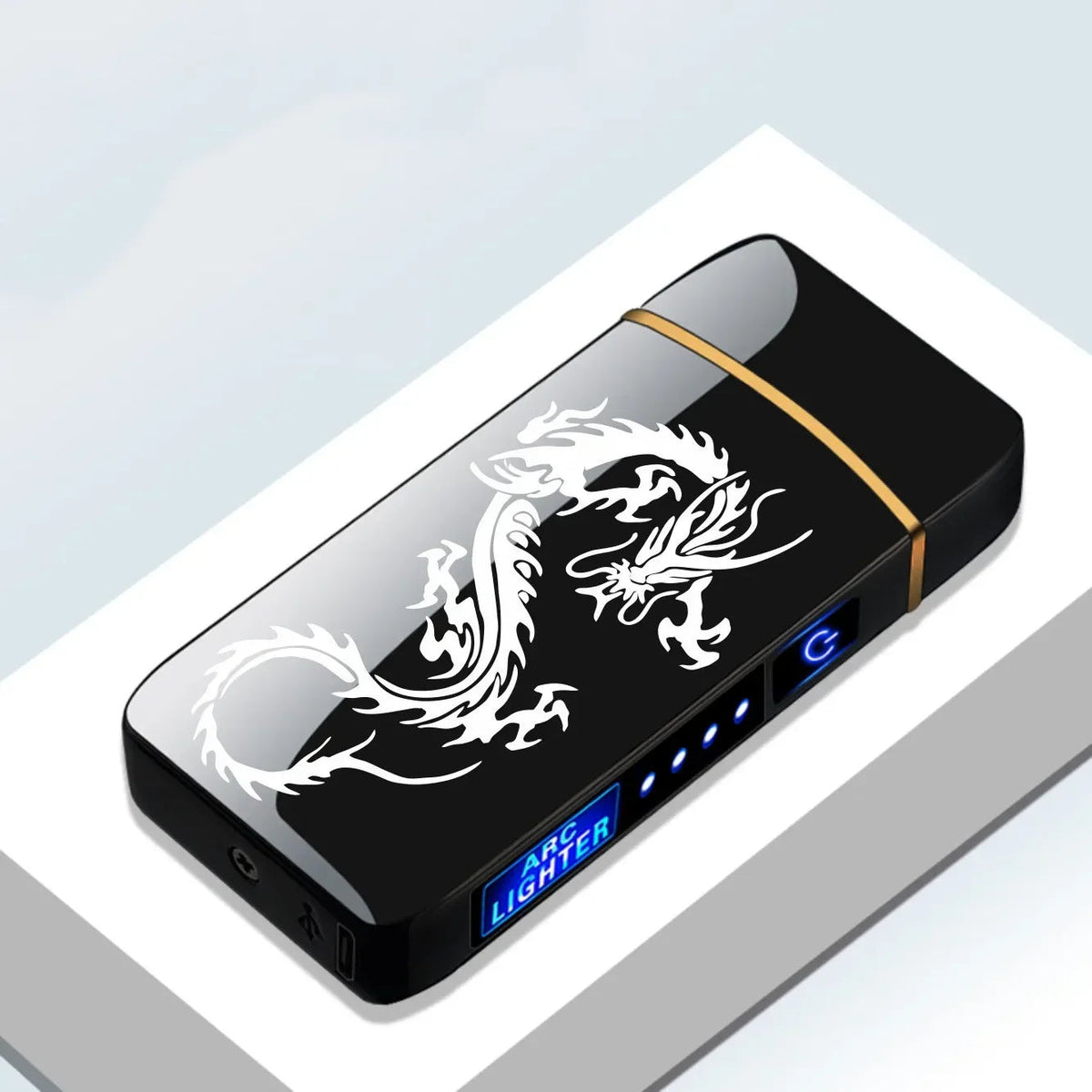 Windproof USB Plasma Lighter — Rechargeable Dual Arc Electric 16