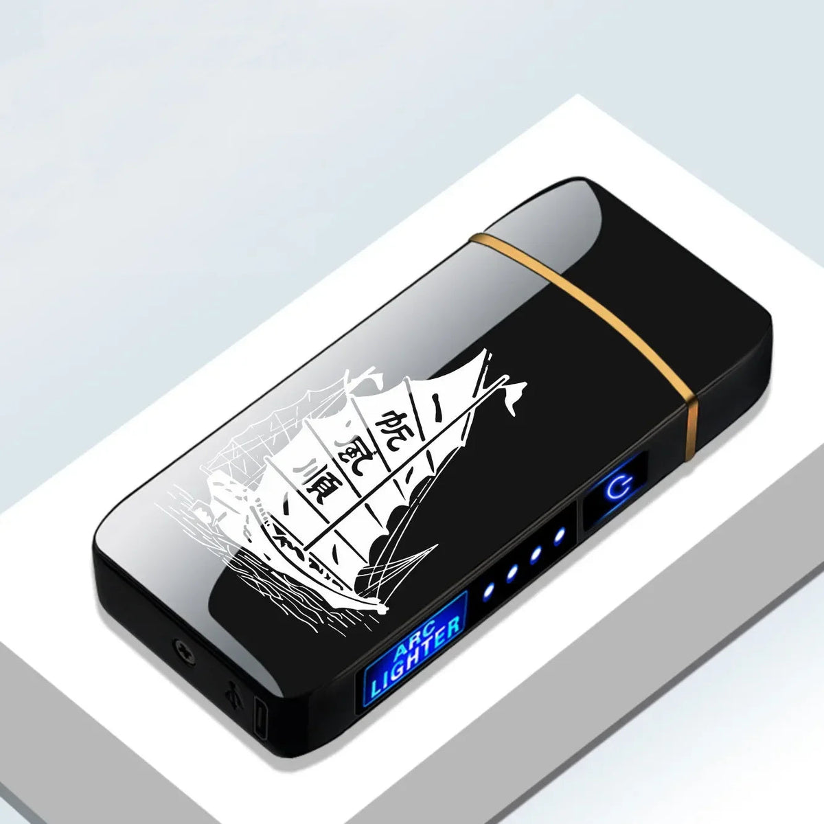 Windproof USB Plasma Lighter — Rechargeable Dual Arc Electric 18