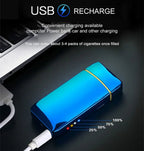 Windproof USB Plasma Lighter — Rechargeable Dual Arc Electric 3