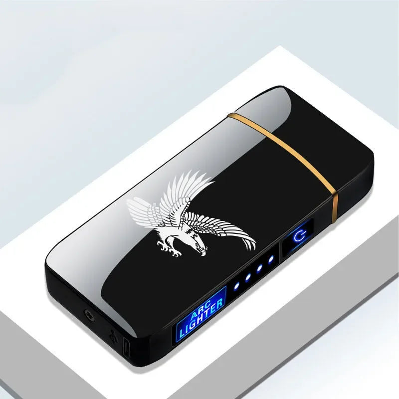 Windproof USB Plasma Lighter – Dual Arc Rechargeable 8