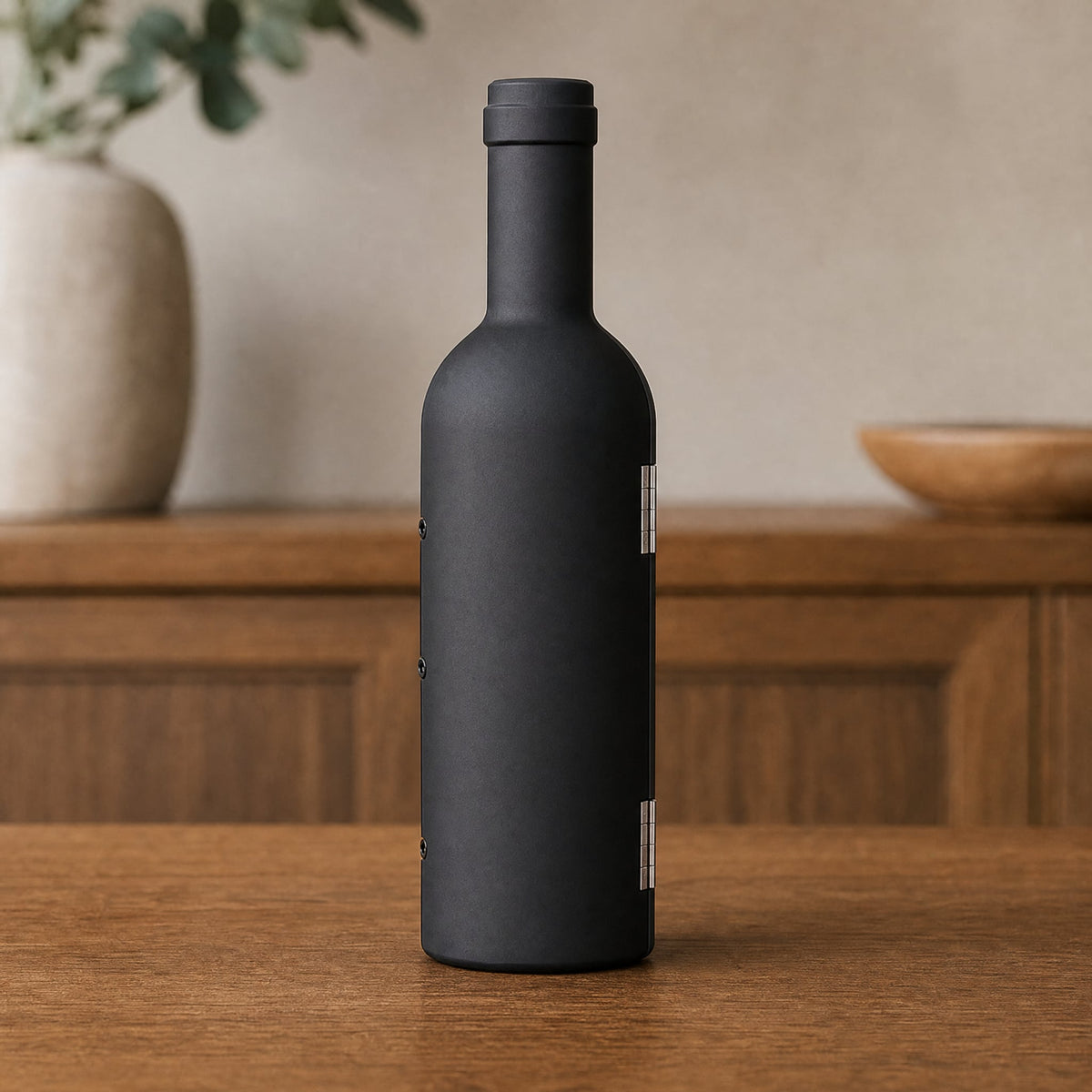 Wine Accessory Set — Bottle-Shaped Case with Corkscrew 9