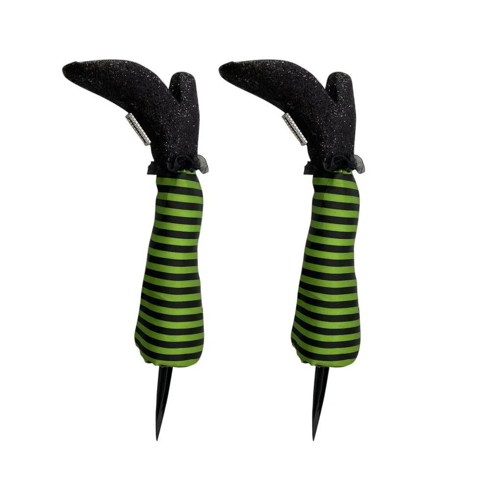 Witch Legs Halloween Yard Decoration — No-Tool Setup 11