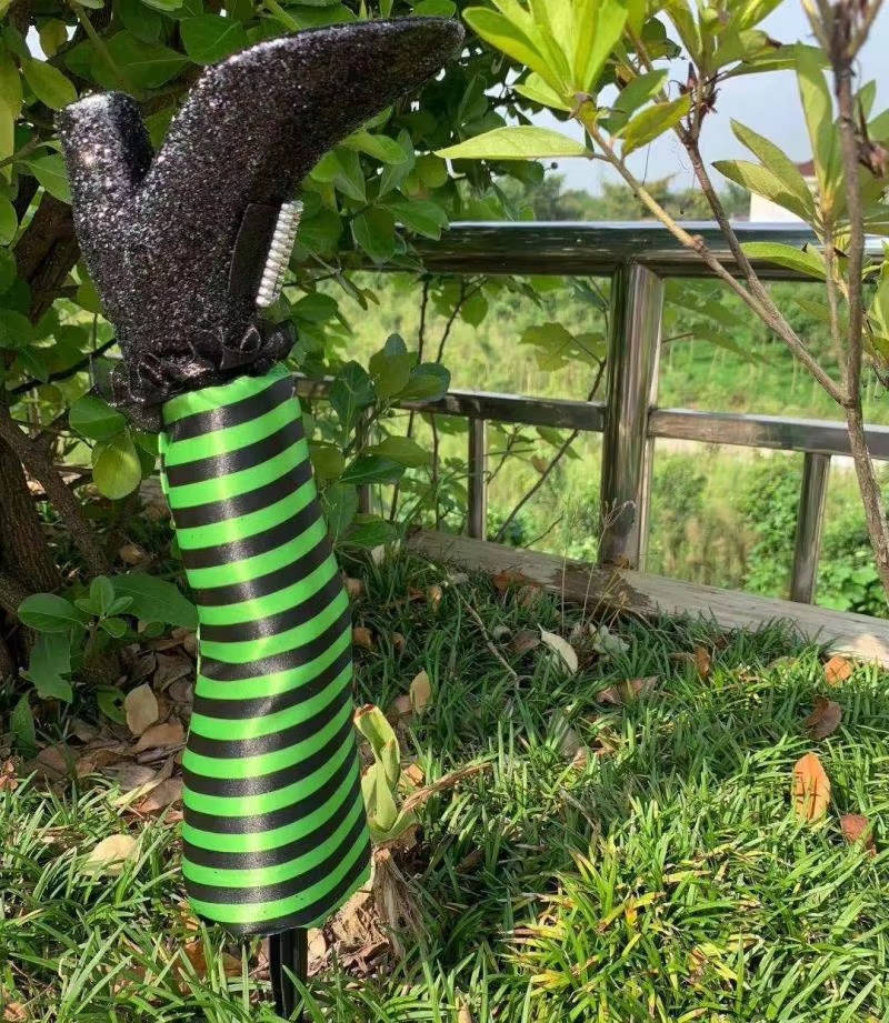 Witch Legs Halloween Yard Decoration — No-Tool Setup 13
