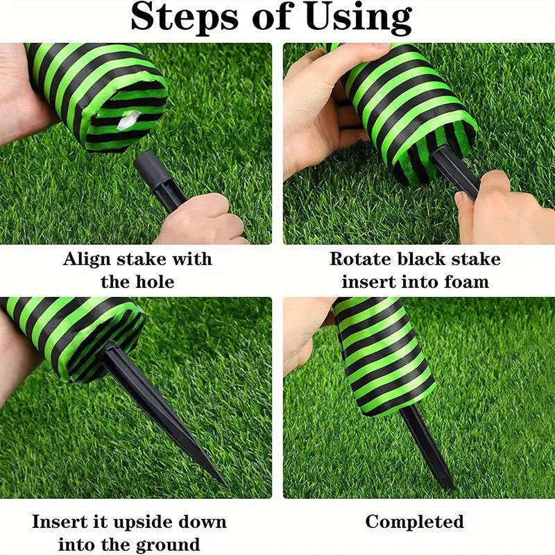 Witch Legs Halloween Yard Decoration — No-Tool Setup 14