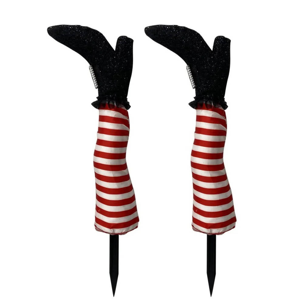 Witch Legs Halloween Yard Decoration — No-Tool Setup 6