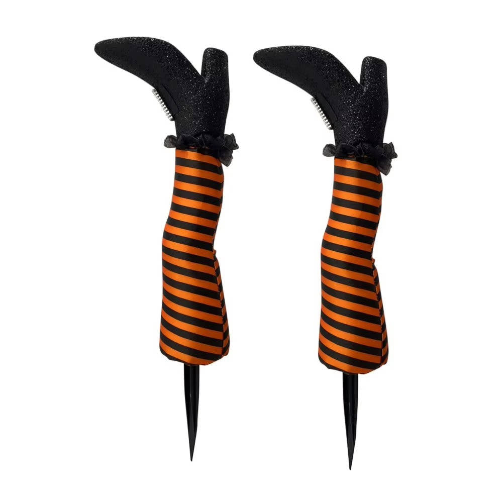 Witch Legs Halloween Yard Decoration — No-Tool Setup 9
