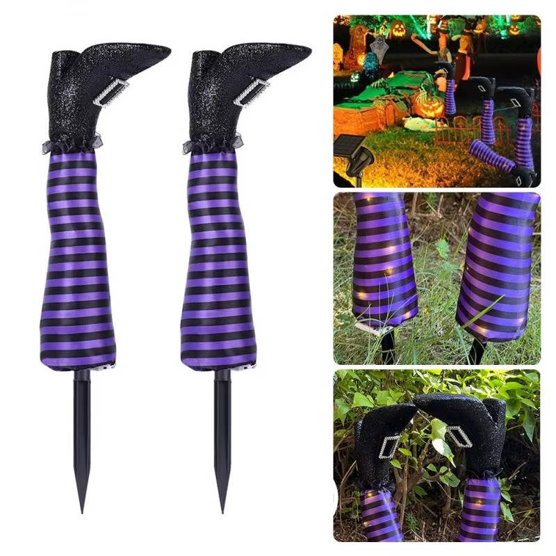 Witch Legs Halloween Yard Decoration — No-Tool Setup 1