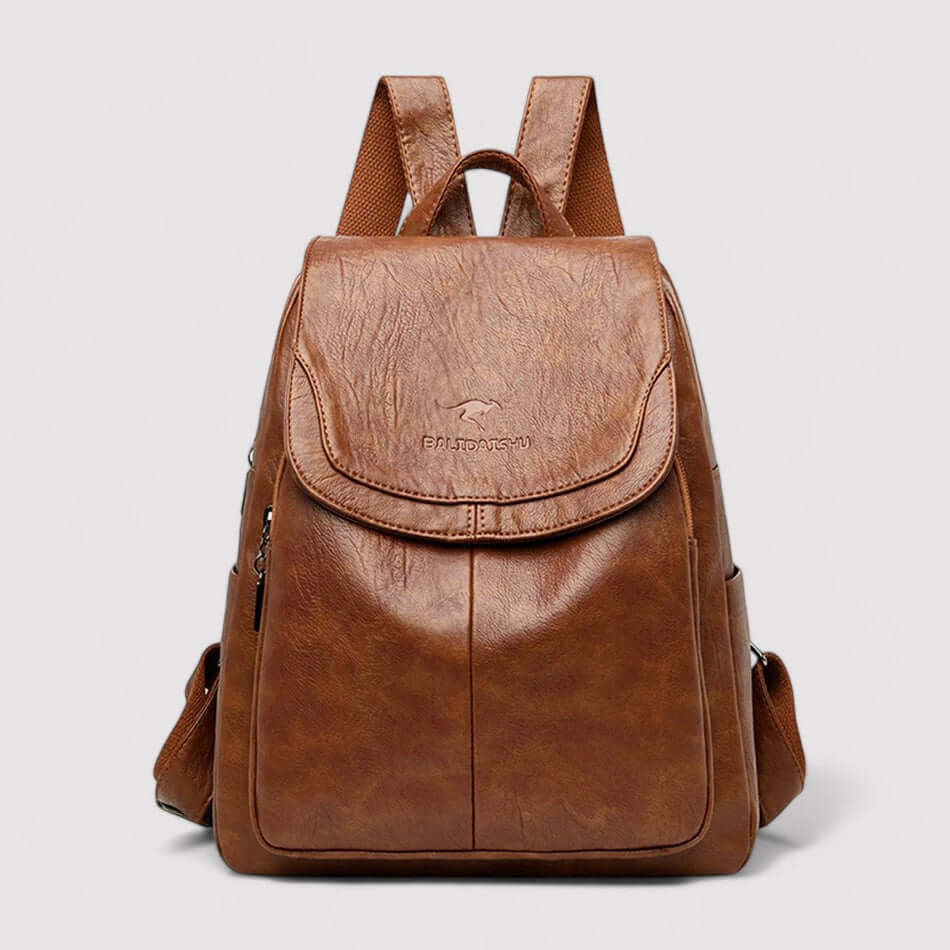 Women's Anti-Theft Leather Backpack — Travel & Daily Use 1