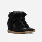 Wedge Sneakers Women — Hidden 2 in Lift High-Top Velcro 13