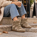 Wedge Sneakers Women — Hidden 2 in Lift High-Top Velcro 4