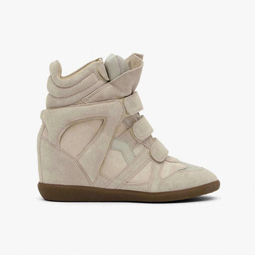 Wedge Sneakers Women — Hidden 2 in Lift High-Top Velcro 8