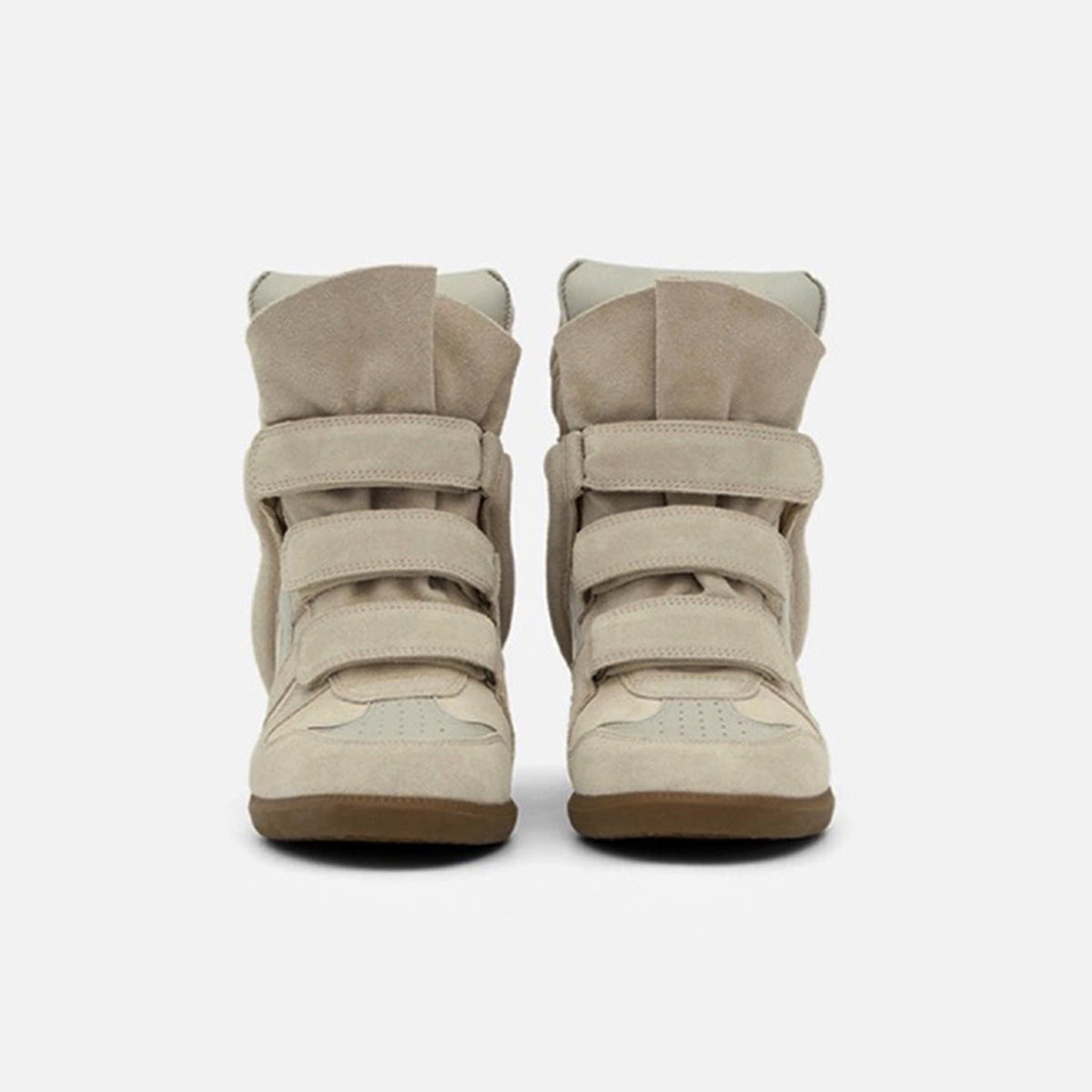 Wedge Sneakers Women — Hidden 2 in Lift High-Top Velcro 9