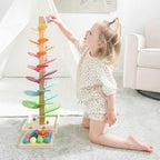 Wooden Rainbow Sound Tower — Sensory Educational Play Set 2