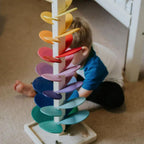 Wooden Rainbow Sound Tower — Sensory Educational Play Set 5