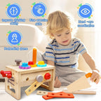 Wooden Toy Toolbox for Kids — 29-Piece Creative Play Set 4