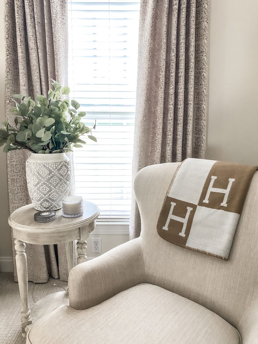 Wool-Cashmere Throw Blanket — Classic Check 55 x 67 in 10